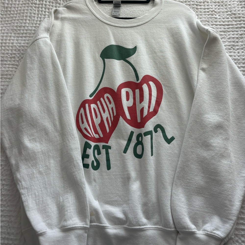 White crewneck